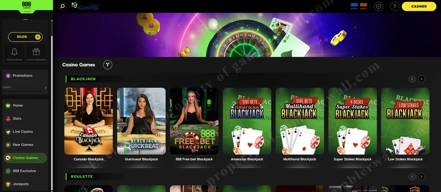 Casino games overview — table games, live dealer, and more