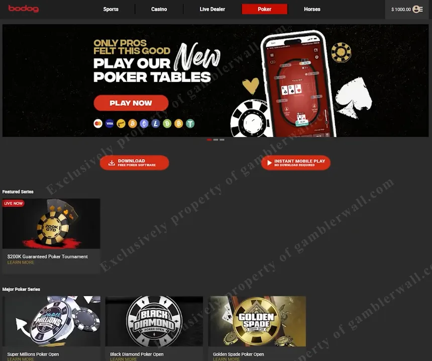 Tournament lobby — poker and casino tournaments for Canadians
