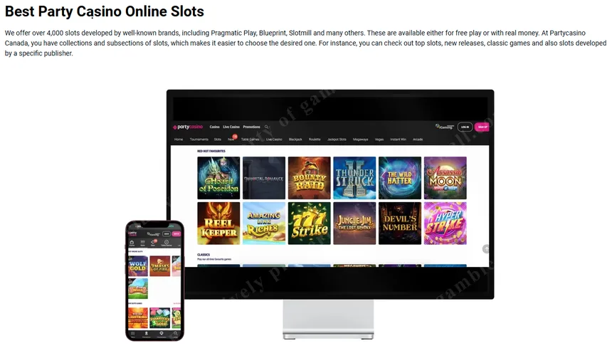 Online slots library — 3,000+ titles from Entain and top providers