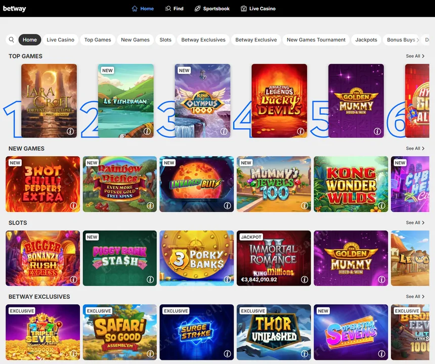 TonyBet homepage — sportsbook and casino hybrid platform